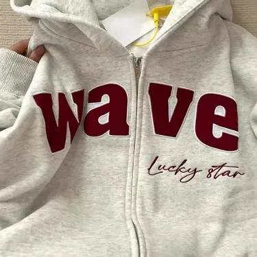 {꾸안꾸/편안함} Wave 오버핏 후드 집업/732134137