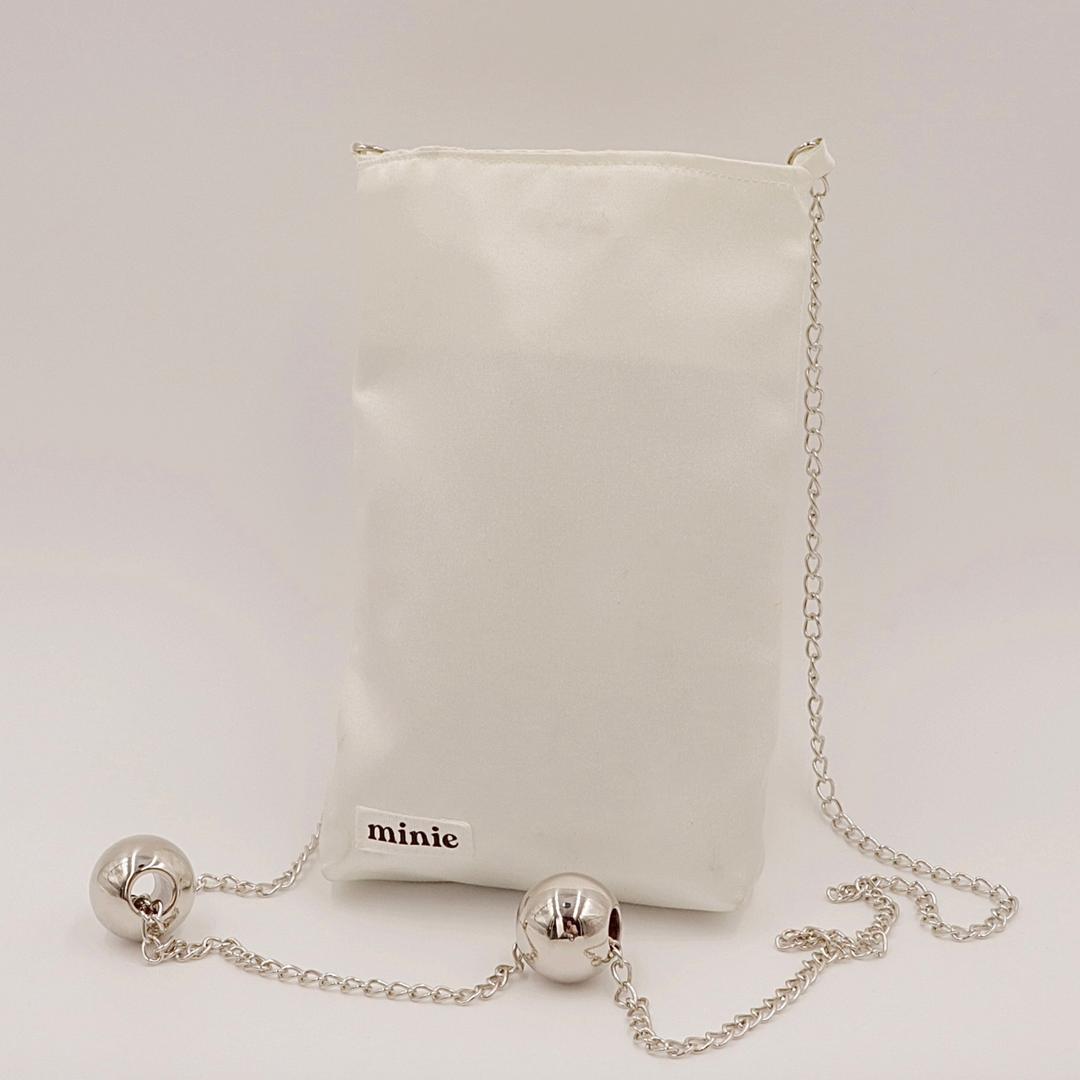 shine bag - ivory