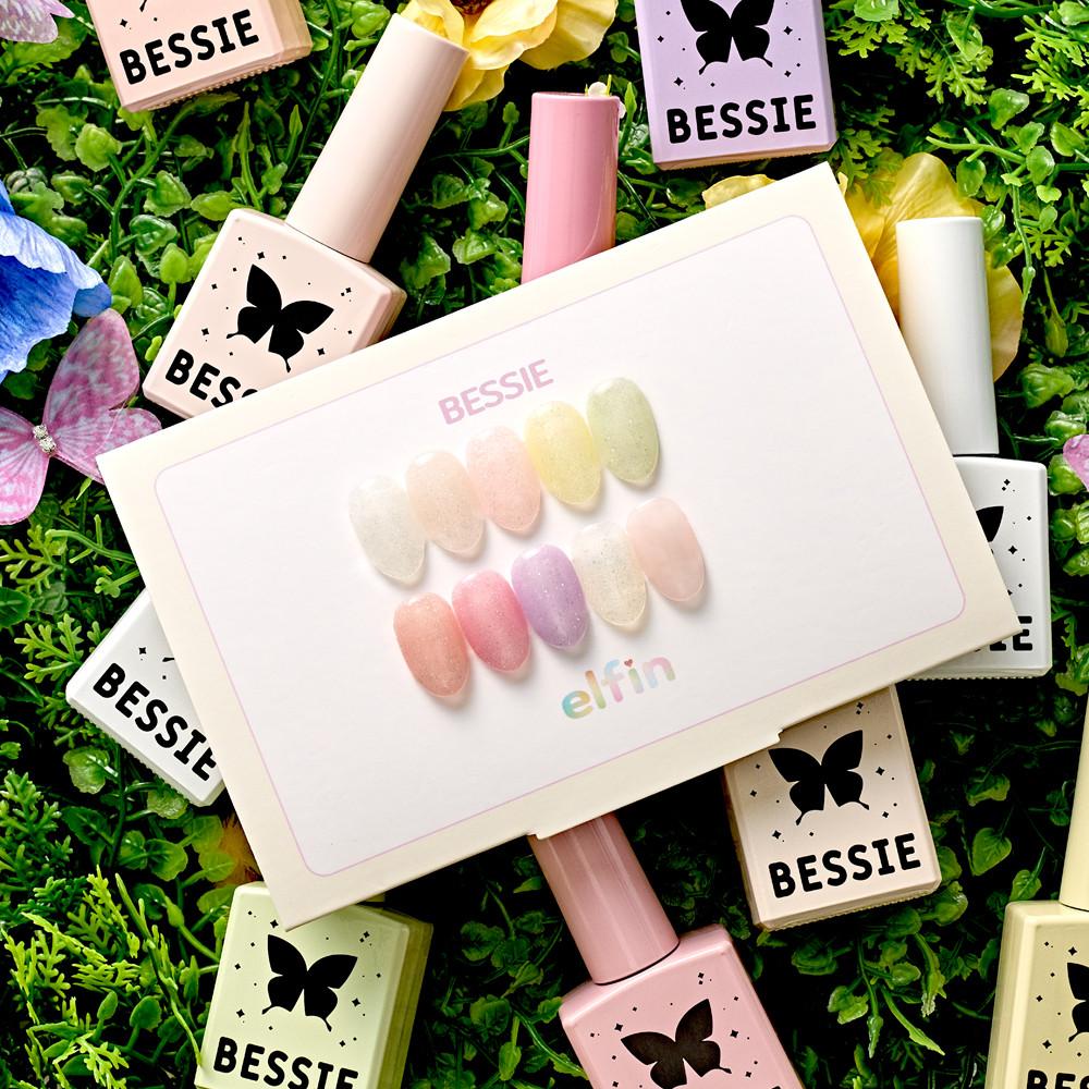 베씨 젤네일 봄 트렌드 엘핀 10종세트+스티커 2종