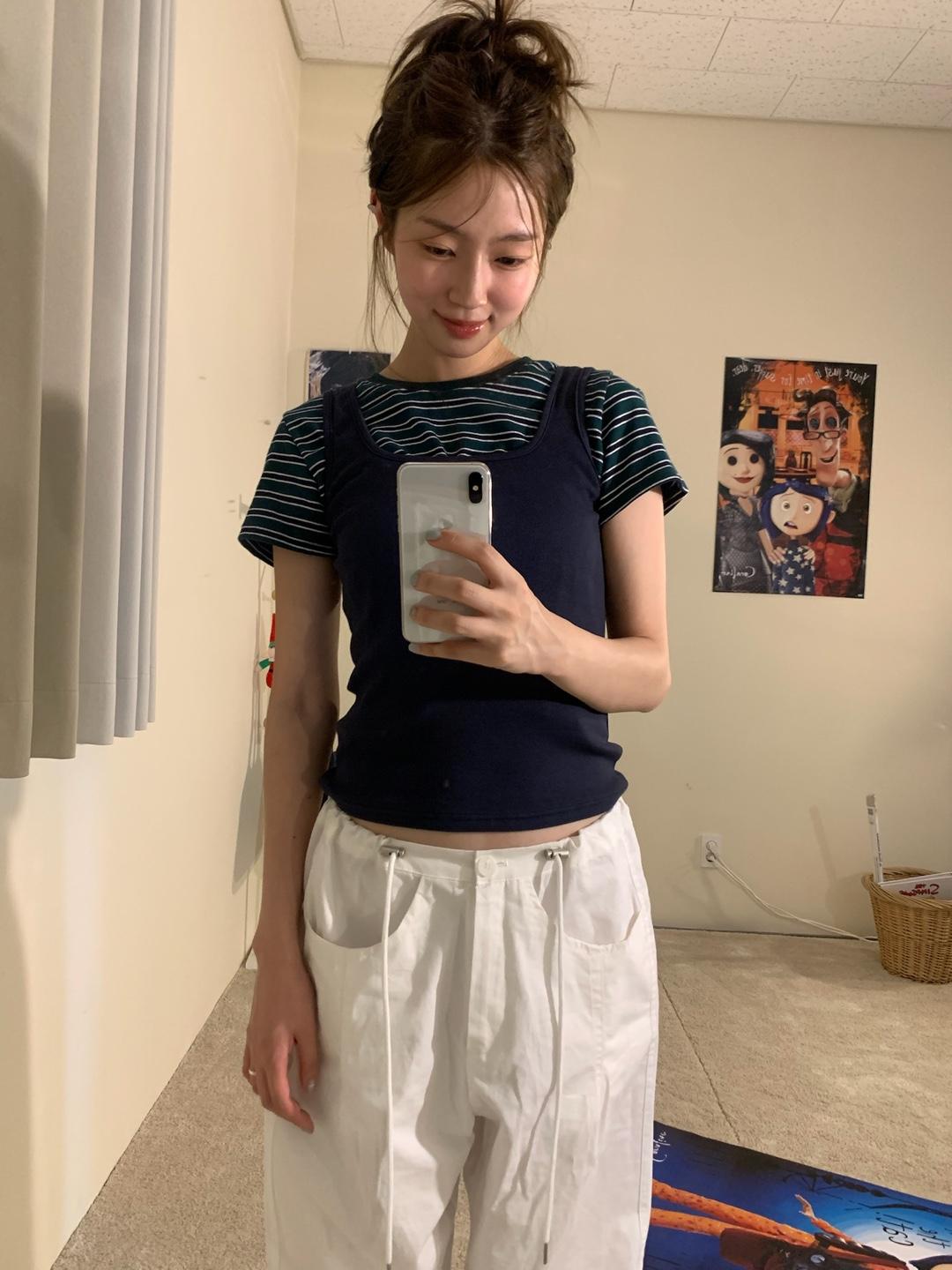 보우아카이브 stripped basic tee