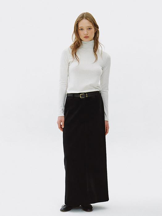 Velvet Maxi Skirt