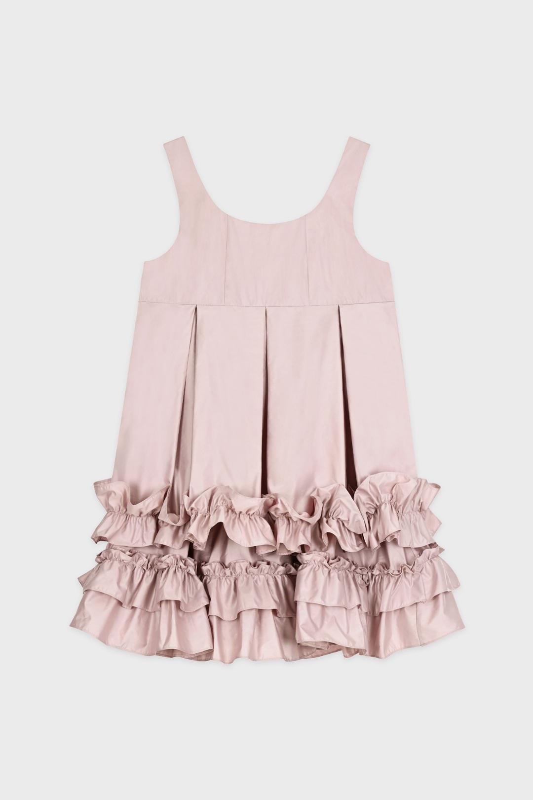 Frill Sleeveless Dress (Pink)