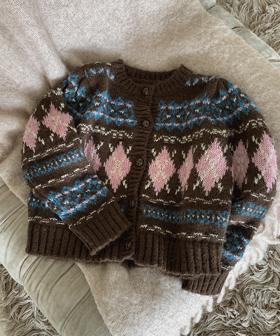 노르딕다이아가디건 (2colors!)