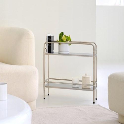 애쉬 철제 2단 선반