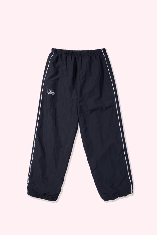 80s Retro Fit Nylon Pants (Dark Navy)