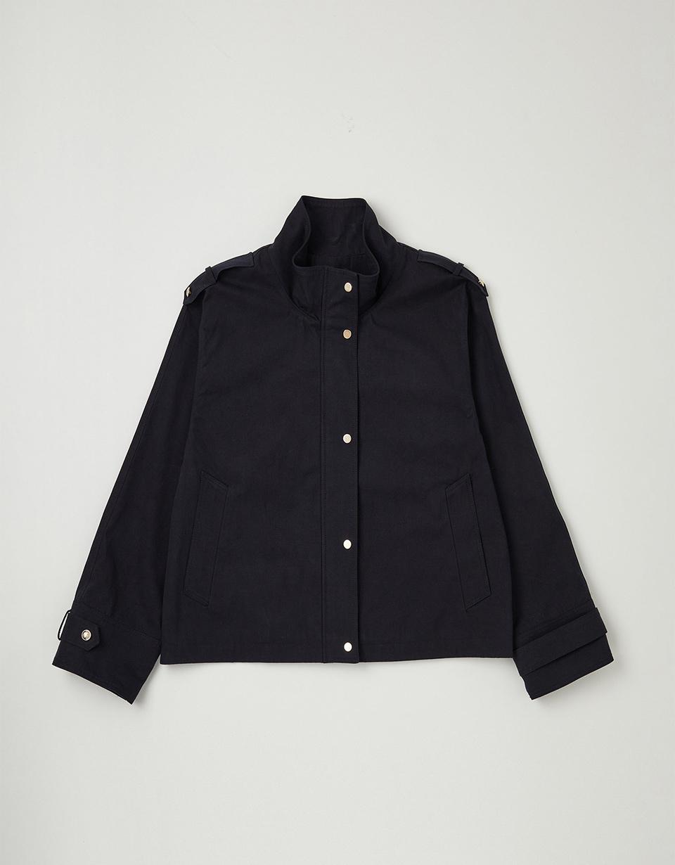 [3nd] Sand Crop Snap Jacket (Navy)