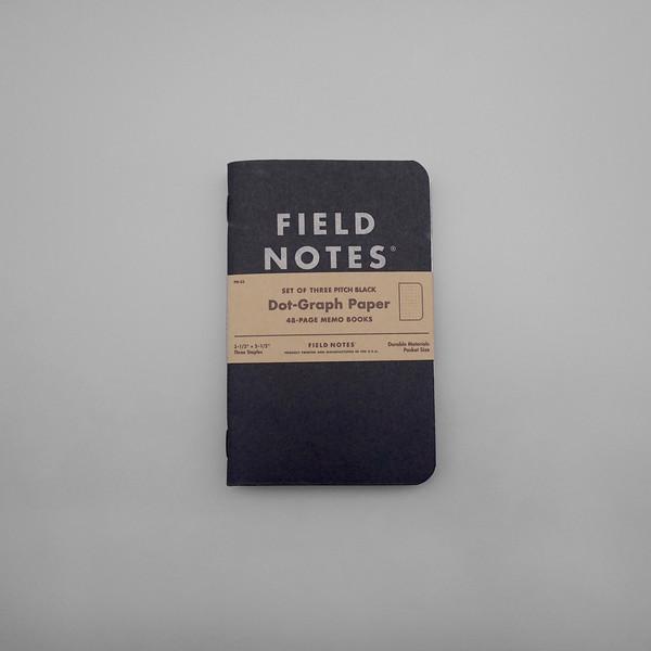 FIELD NOTES(Pitch Black/Dot Graph)_USA