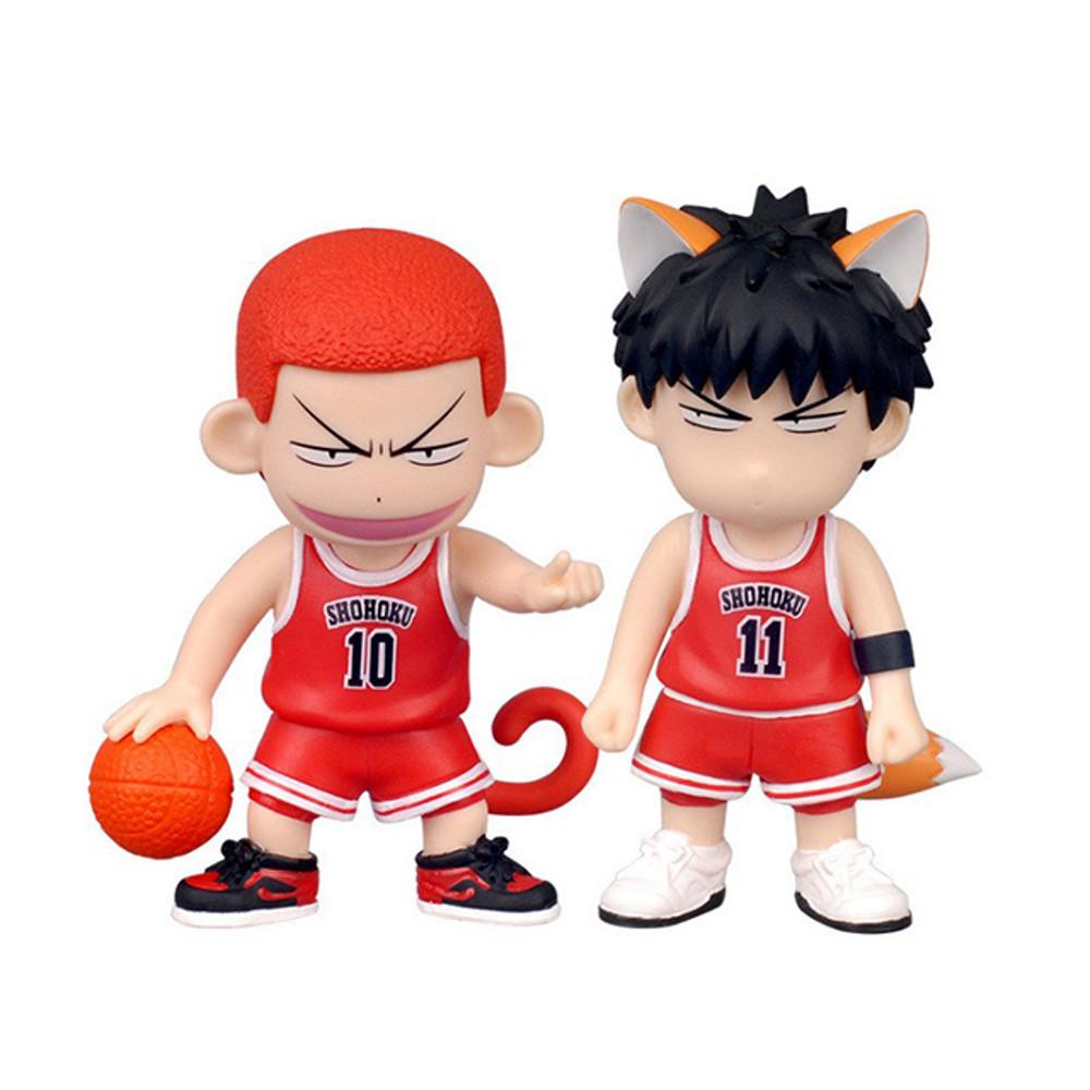 슬램덩크 강백호(원숭이) 서태웅(여우) 피규어