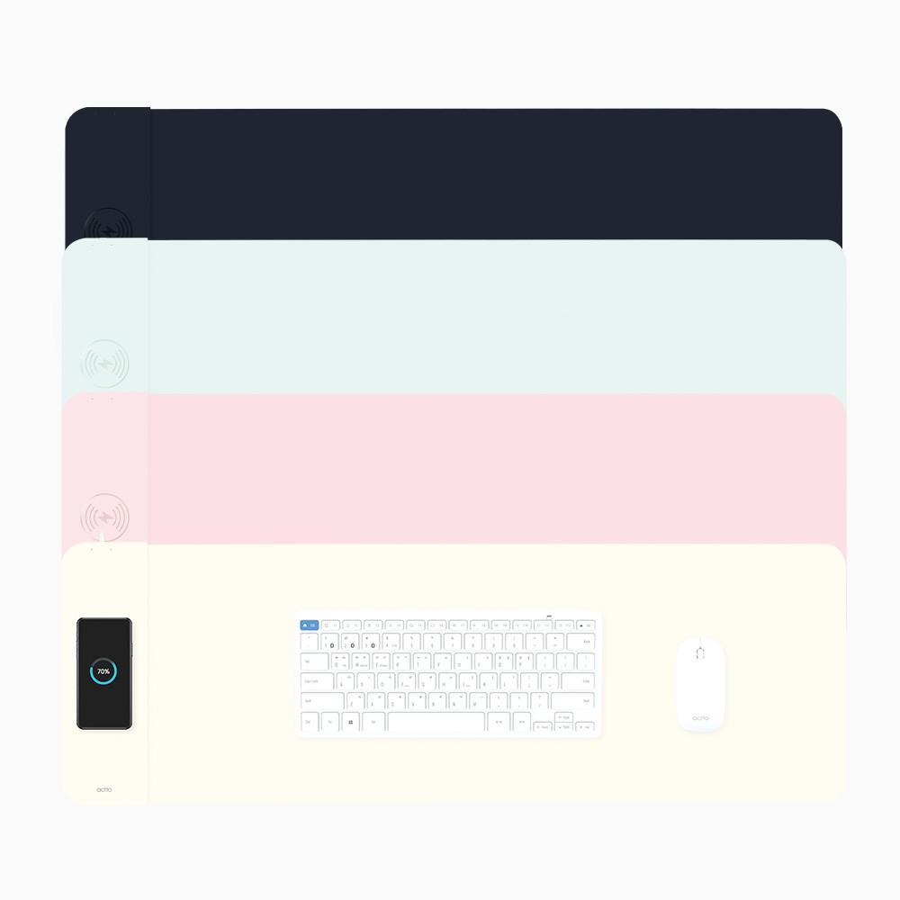 15W 초고속 무선 충전 파스텔 데스크 매트 장패드 MP-57