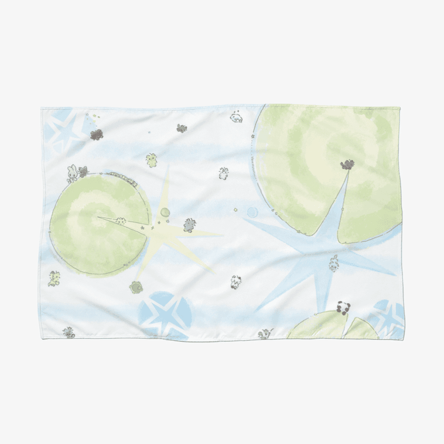 가벼운 친구들 연못 위 친구들 소프트 담요 (M) ㅣ 마플샵