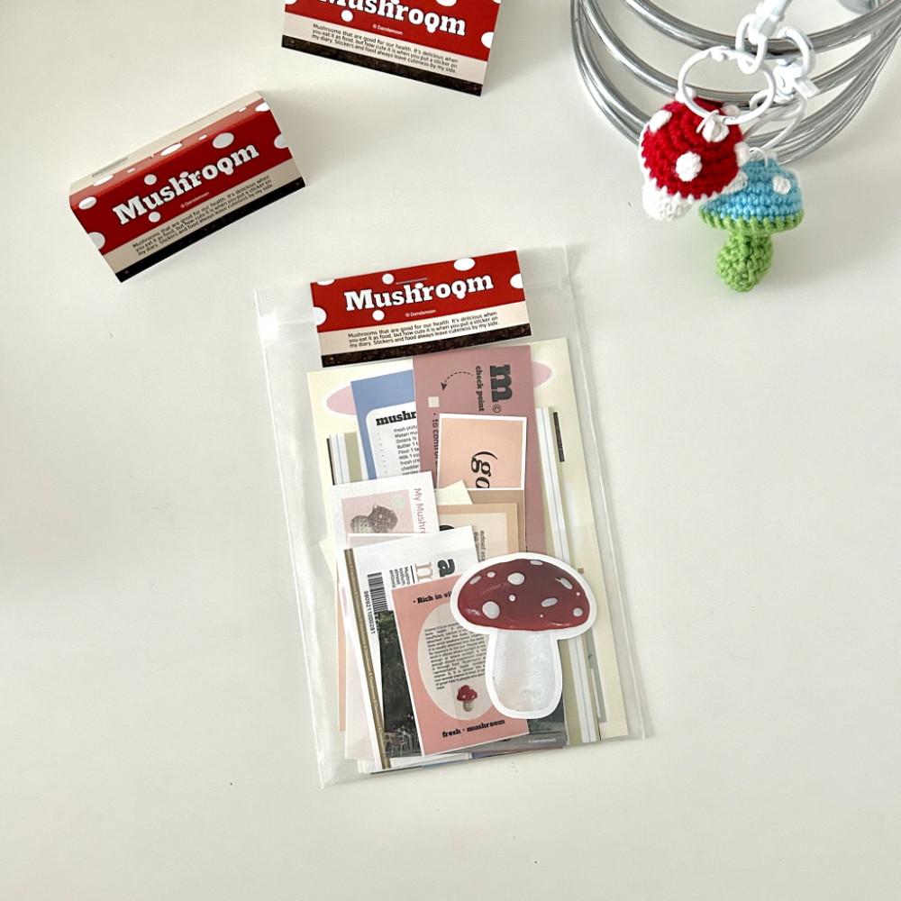 데인드문 Mushroom pack 머쉬룸팩 버섯팩 스티커팩