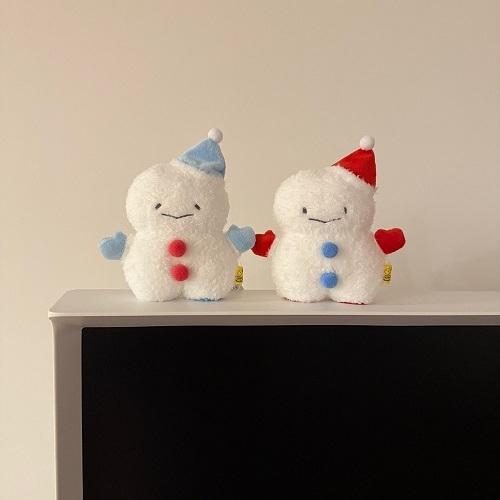 SUNLEMON) 크리스마스 눈사람 트리 인형 산타 탓똔