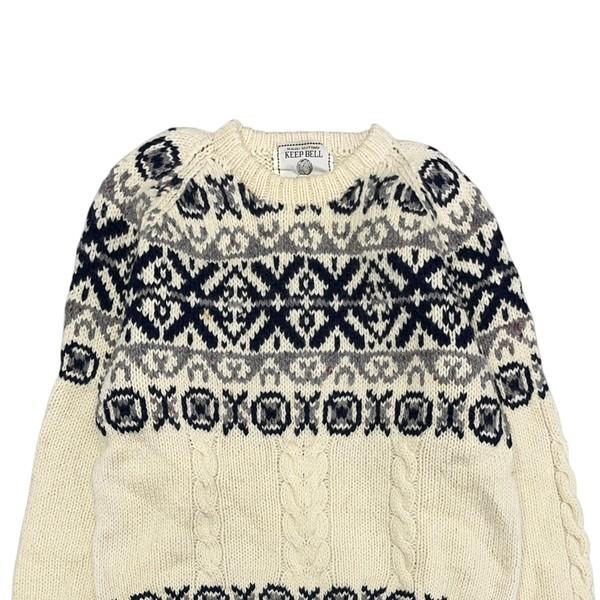 KEEP BELL nordic sweater