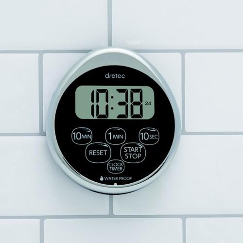 드레텍 디지털욕실시계 화장실시계