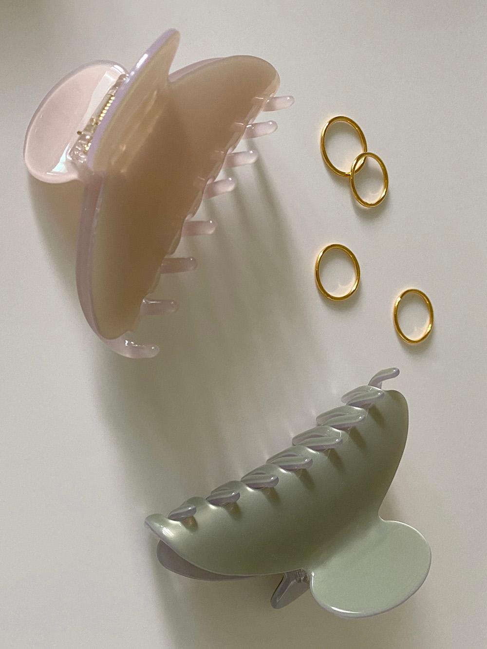 banana hair-clip (2color)