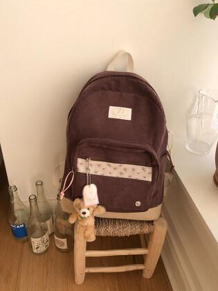 Bon voyage backpack - mauve brown