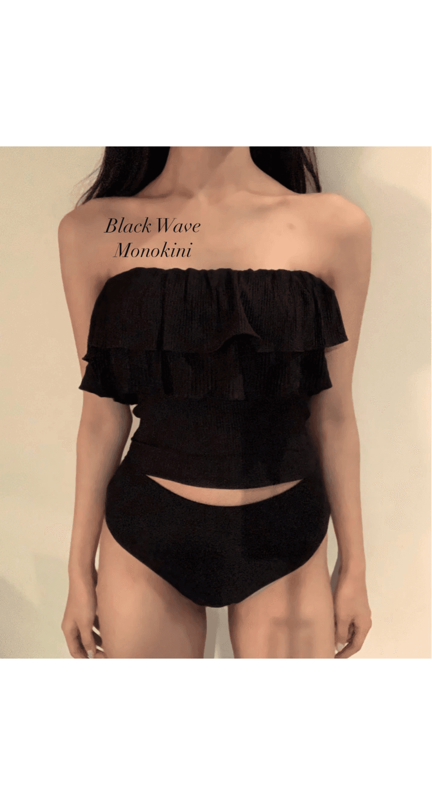 Black Wave Monokini