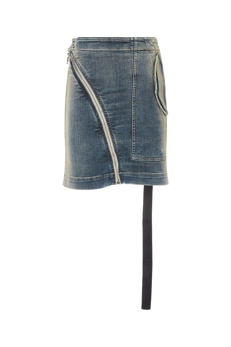 [WOMEN] [DRKSHDW] 라운드 지퍼 미니 스커트