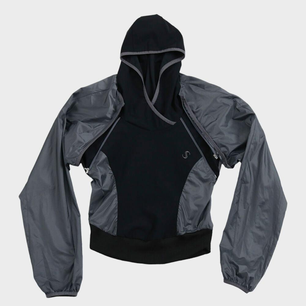 2-way Hoodie Bolero / Black