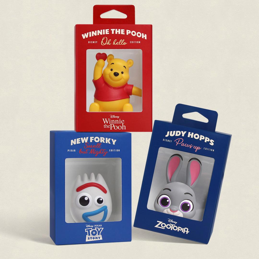 [디즈니] 1&1 할인구성 주디&곰돌이푸&포키 차량용방향제