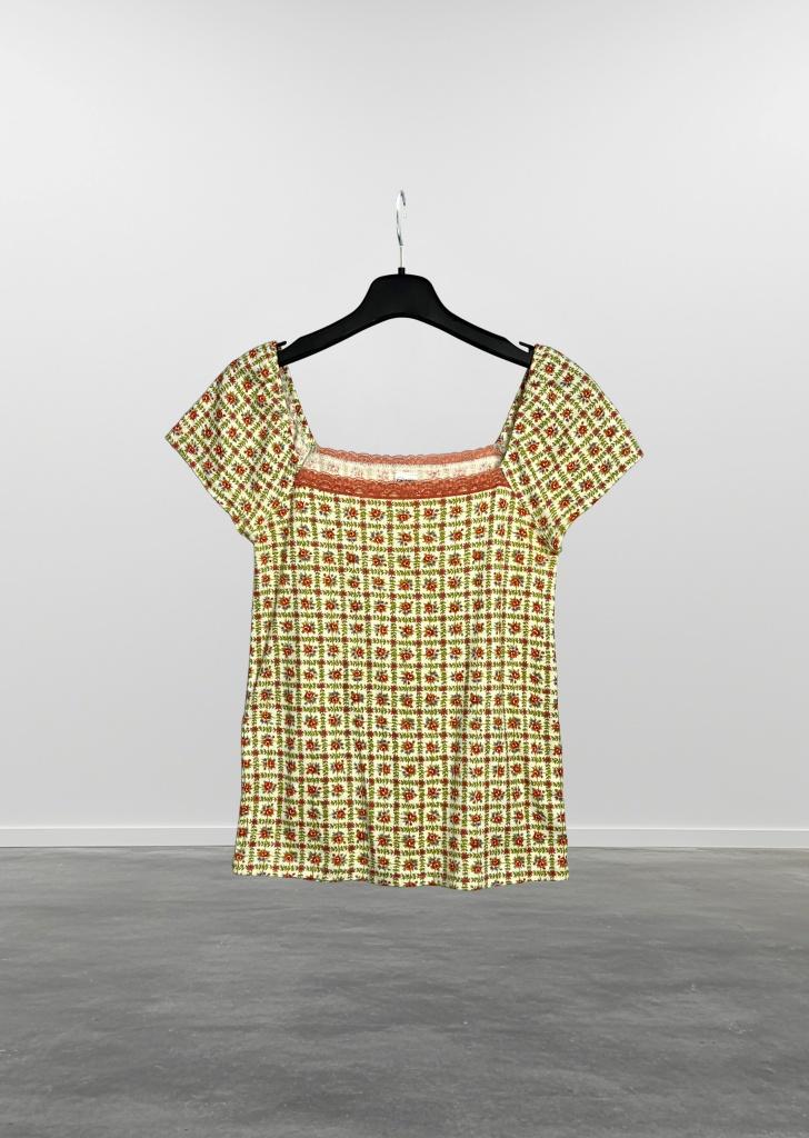 CANTWO floral pattern short sleeve
