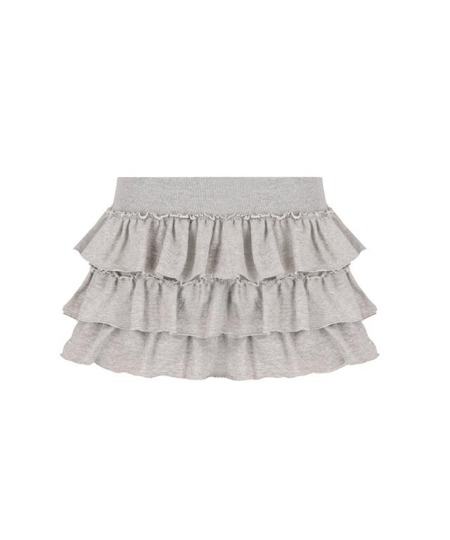 컴아웃앤플레이 Libby two-tiered ruffle skirt