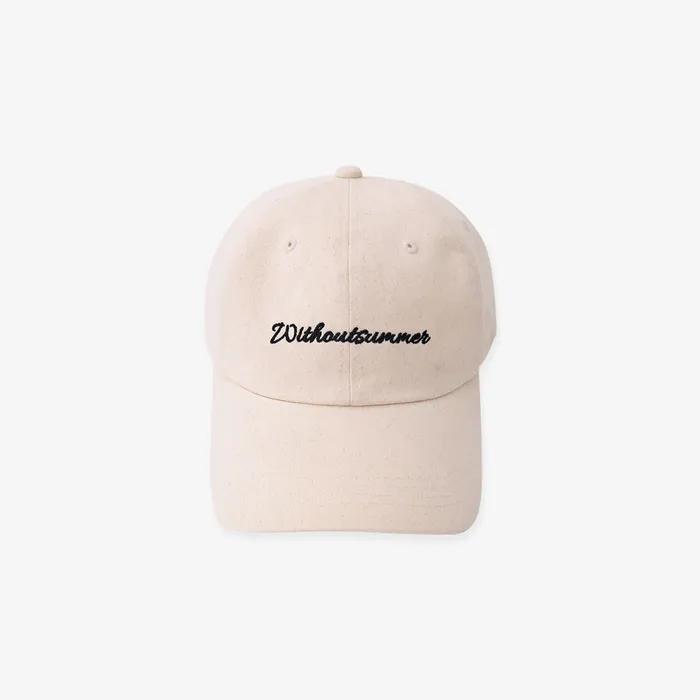 Lettering ball cap_natural
