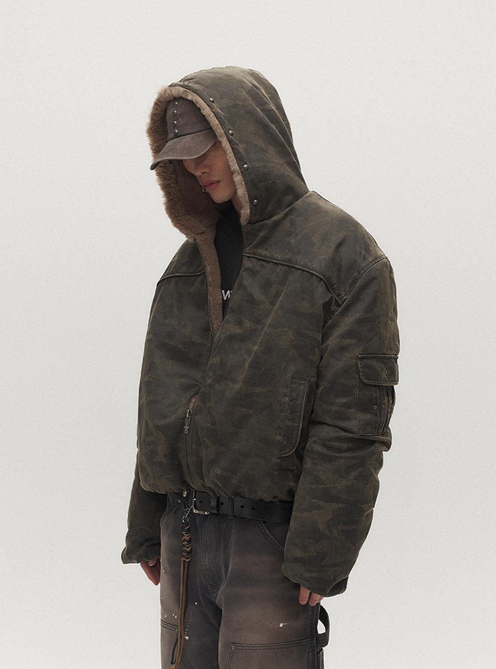 Spider Camo Bomber Jacket