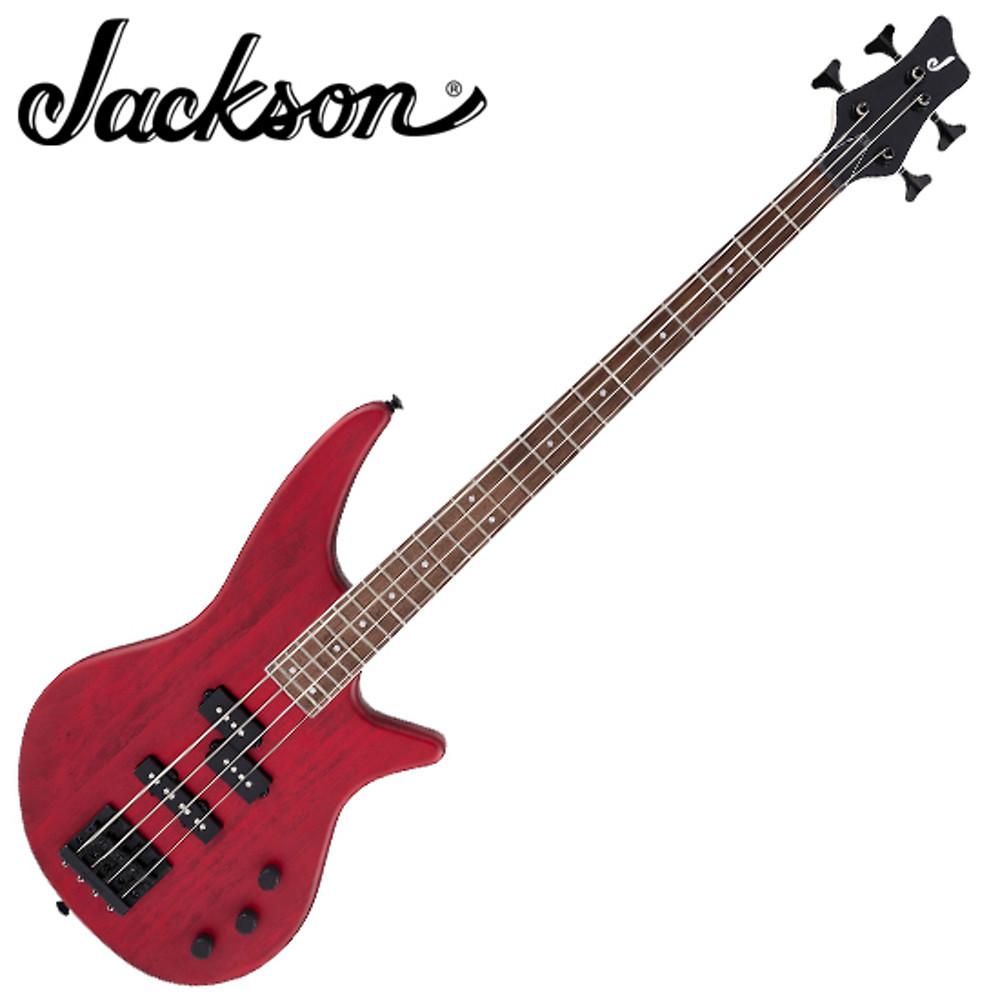 Jackson 베이스기타 JS Series Spectra Bass JS23 (Active/Passive) Red Stain 스펙트라 베이스 4현 기타