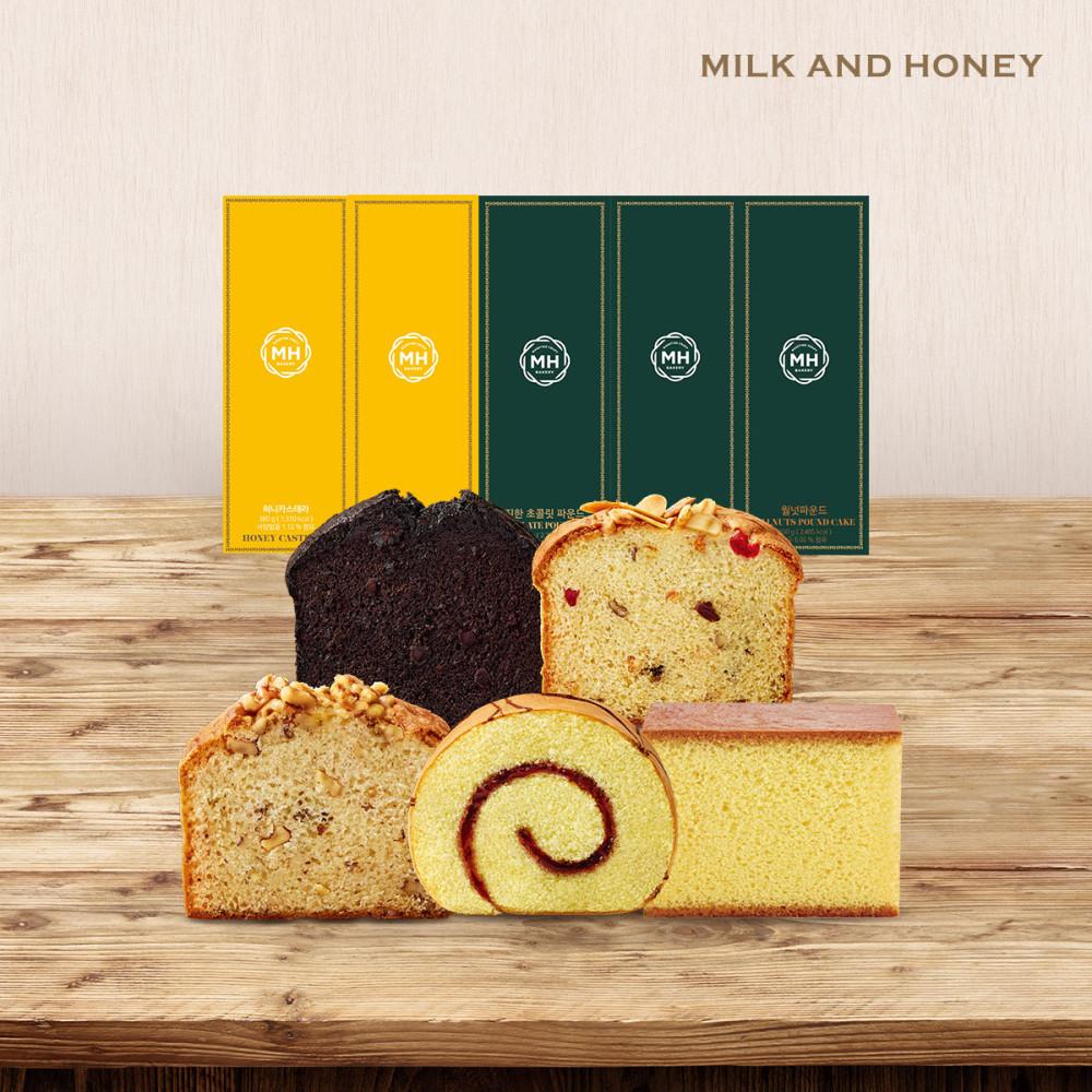 밀크앤허니 신세계베이커리 2개 골라담기 15종/카스테라/소프트젤리롤/파운드