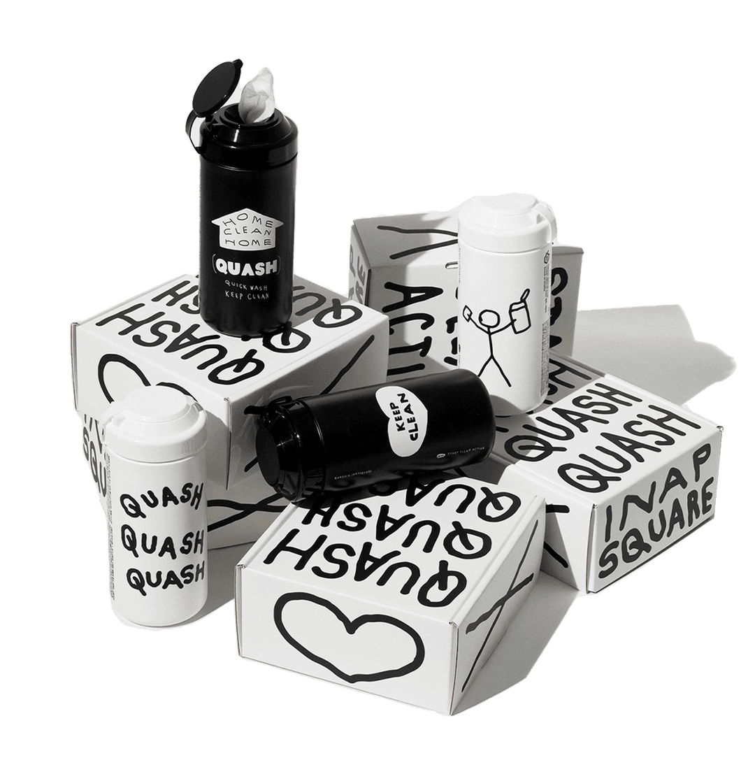 쿼시X이나피스퀘어 미니 롤티슈 [70매]