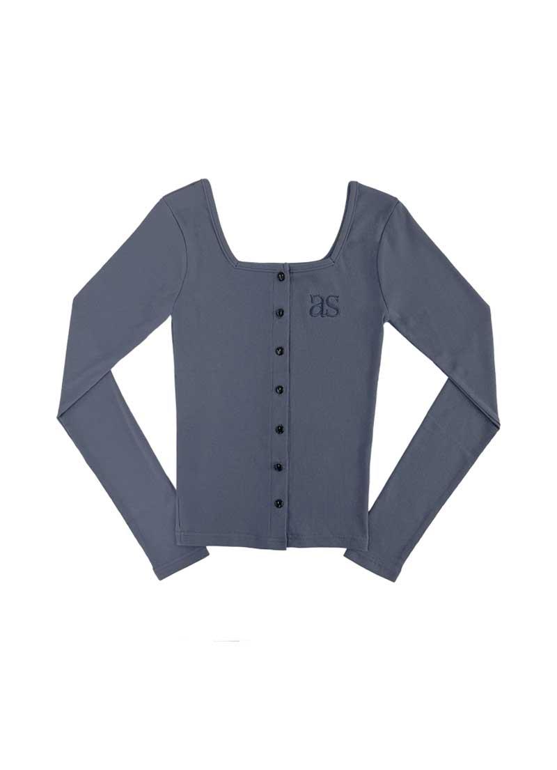 SICILY BUTTON CARDIGAN / BLUE