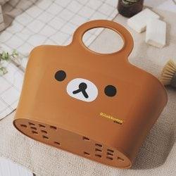 샤바스 리락쿠마 물빠지는 목욕바구니 사우나 가방