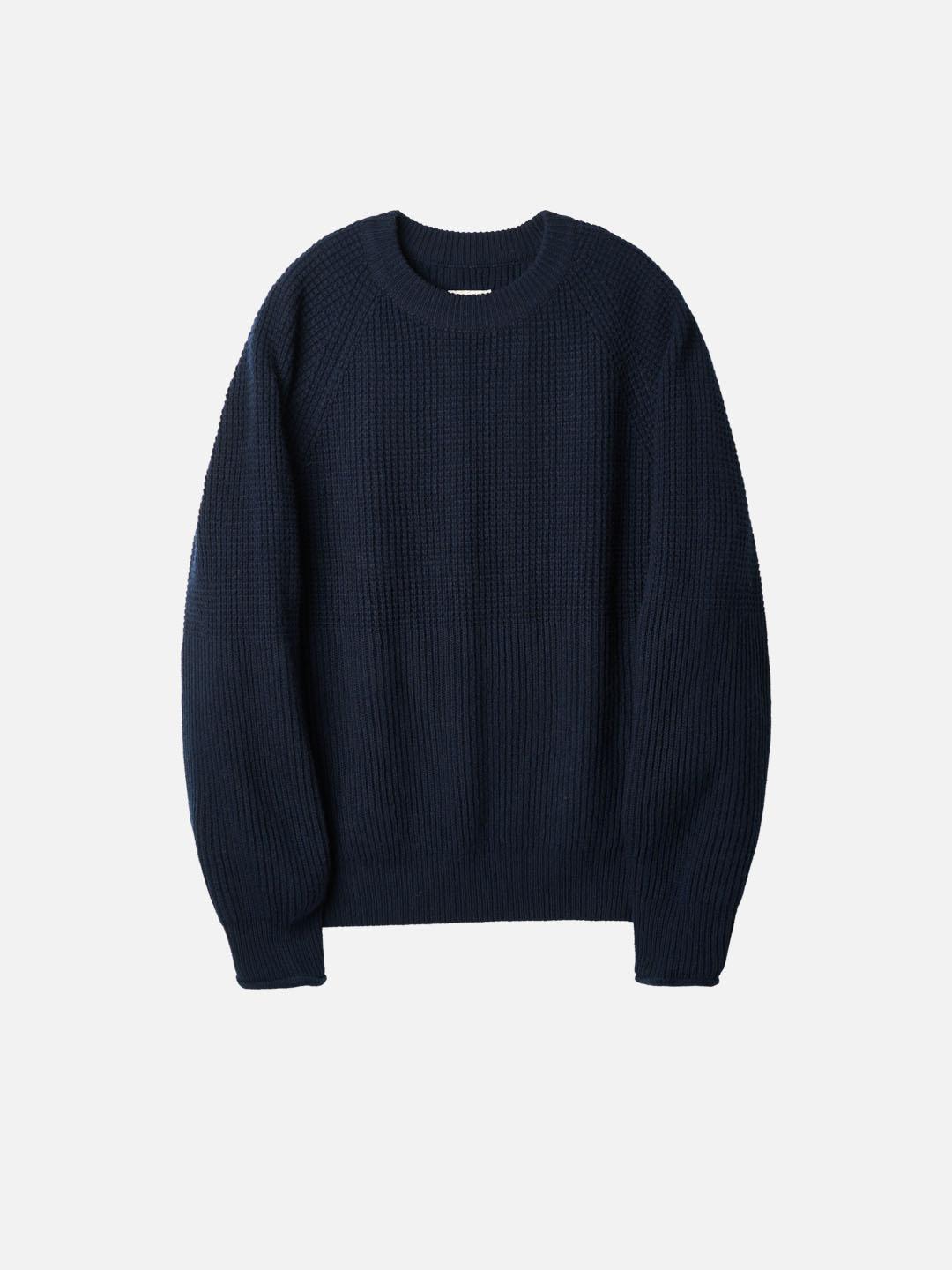 [Signature] Fisherman Knit Navy