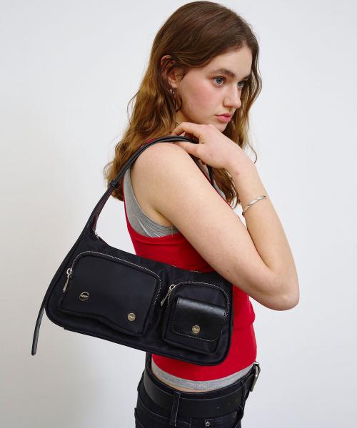 카고백 - 나일론 블랙