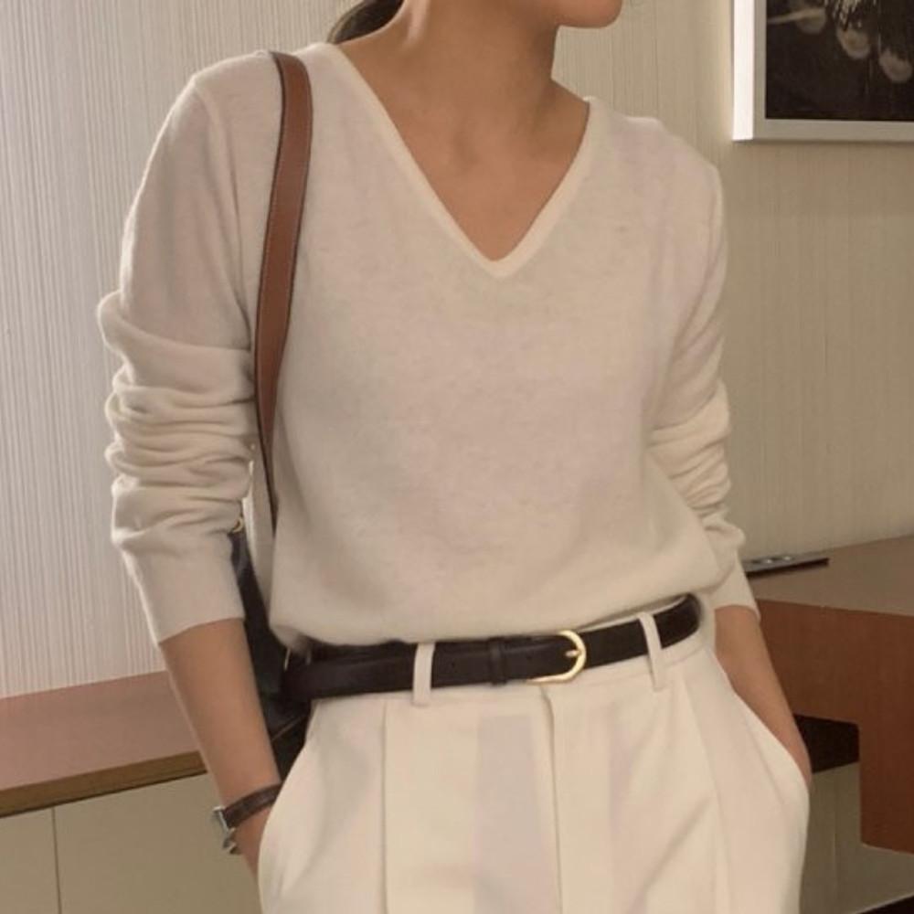 프로퍼 캐시 브이 니트 4col