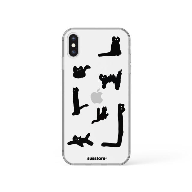 어둠 속의 매옹이 모음 아이폰 갤럭시 z플립3 투명하드 케이스