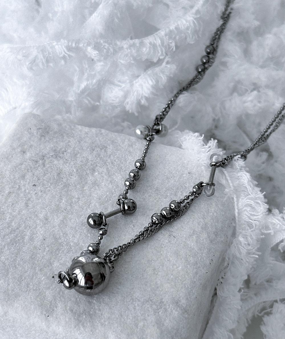 Surgical Steel Magnetic Ball Necklace