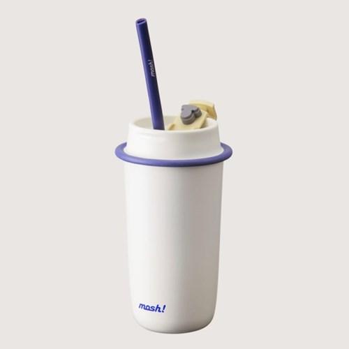 [MOSH] 모슈 라떼 스트로우 텀블러 480ml 화이트