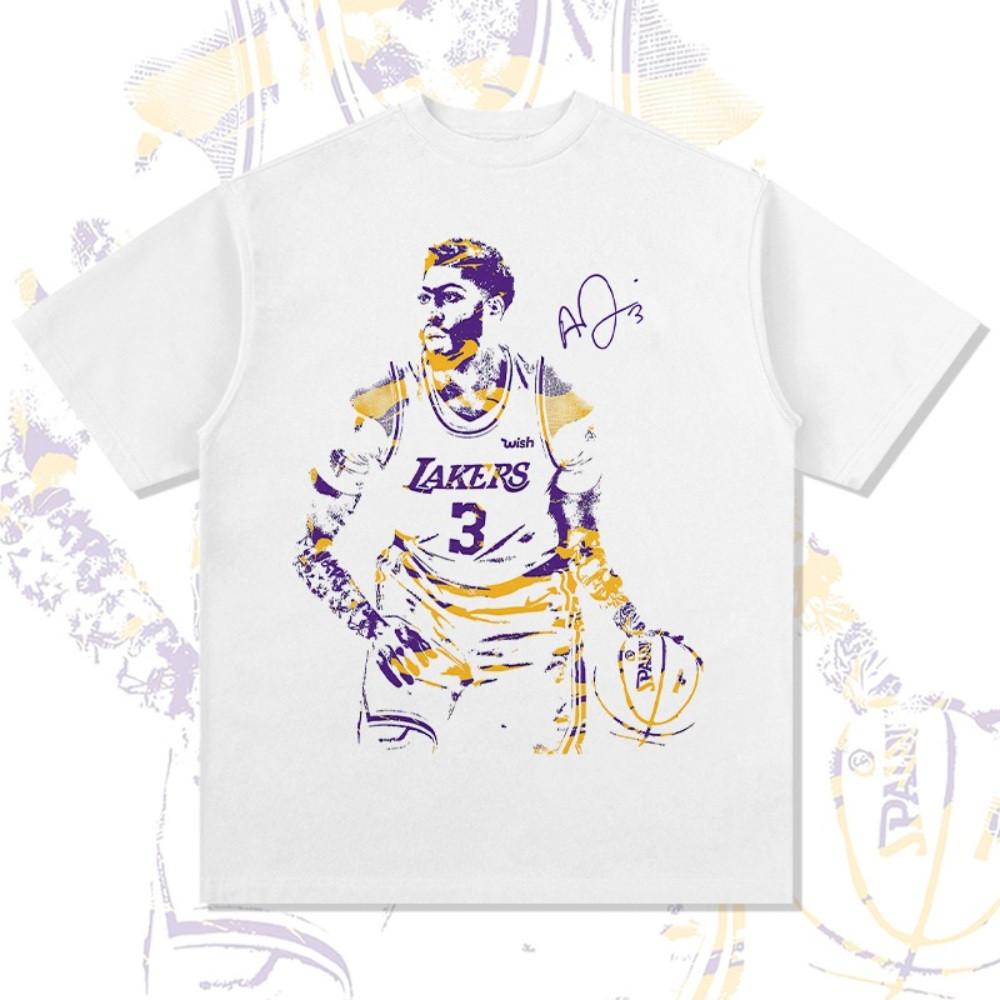 앤서니 데이비스 AD  LA 레이커스  NBA 프린트 티셔츠 반팔 긴팔 빈티지 농구