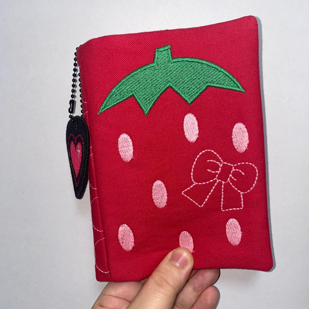 유니크 야광 딸기 북커버