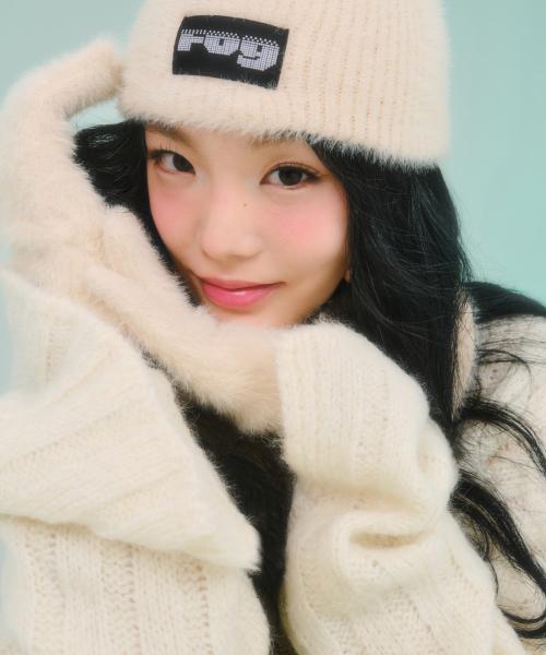 베이직 로고 글로브 ivory