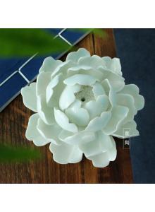 Jingdezhen 수제 도자기 나비 사랑의 꽃 모란 꽃 향 향 버너 향기로운 요리 장식 장식 다도 향 :: 하오마켓