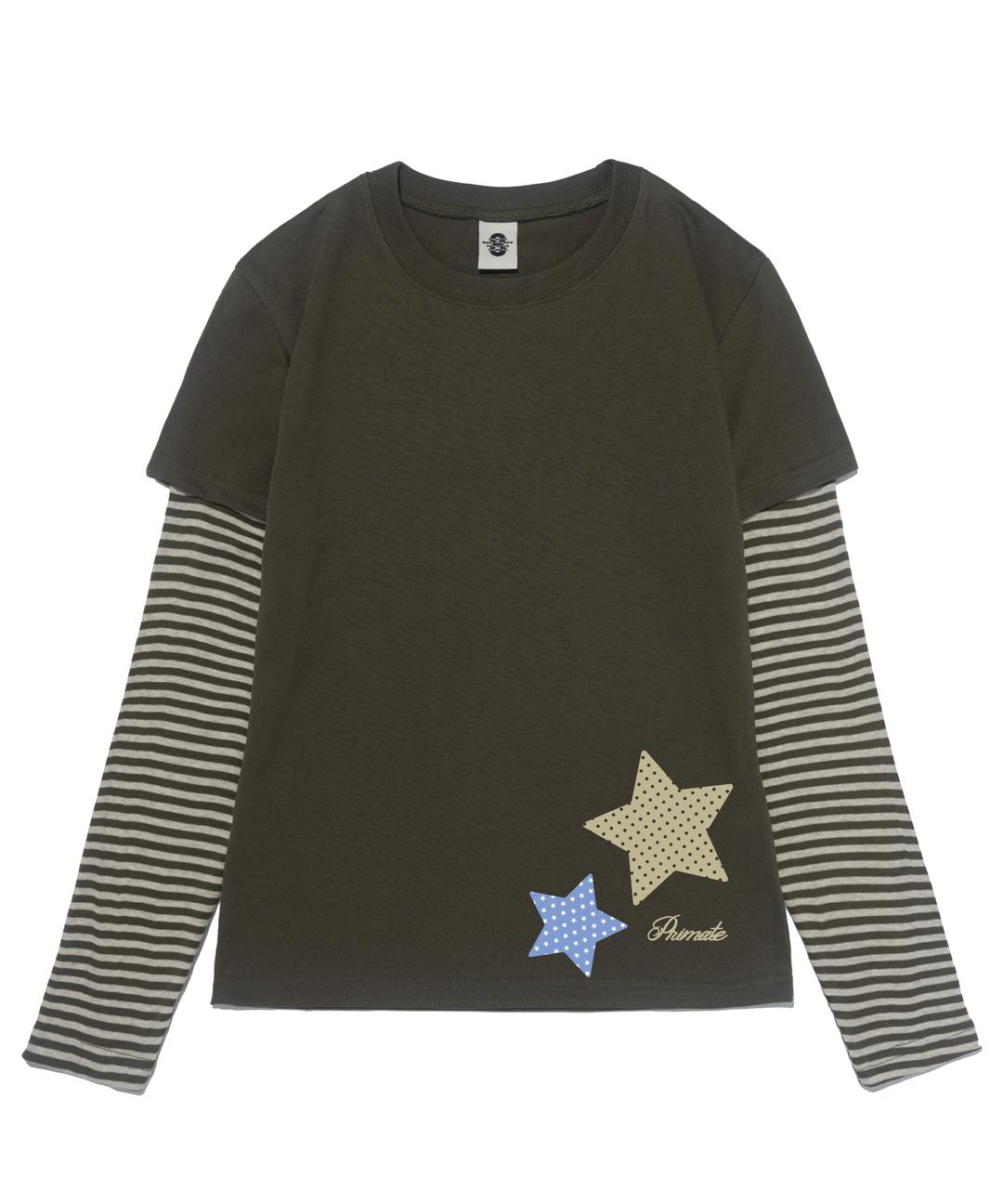 프라임에이트 LITTLE 슬림핏 레이어드 롱 슬리브 5 COLORS