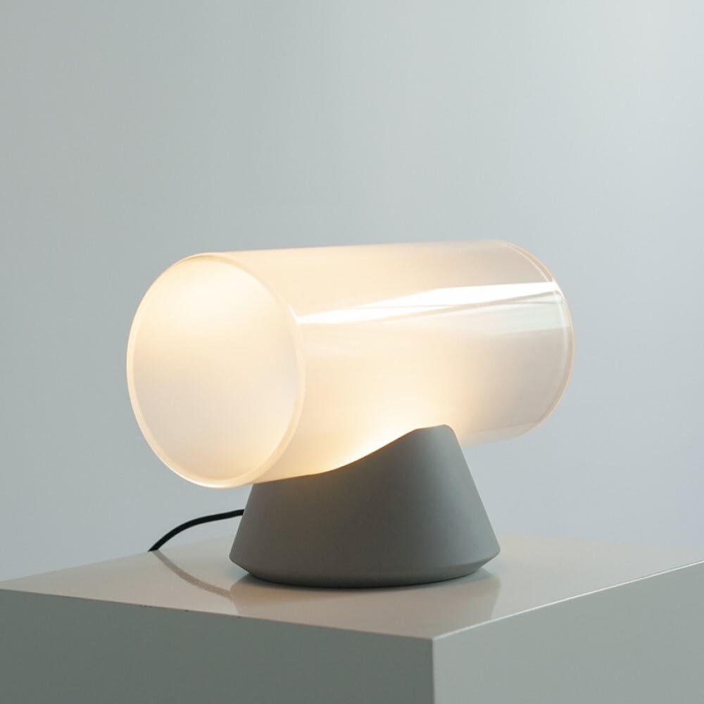 루나 아크 램프 유리 쉐이드 단스탠드 침실 인테리어 조명