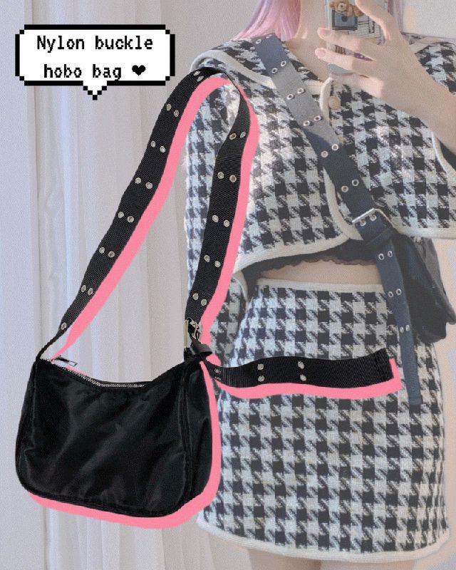 코디완성템 나일론 버클 크로스 토드백 호보백 - 가방,벨티드 크로스백 나일론백 숄더백 호보