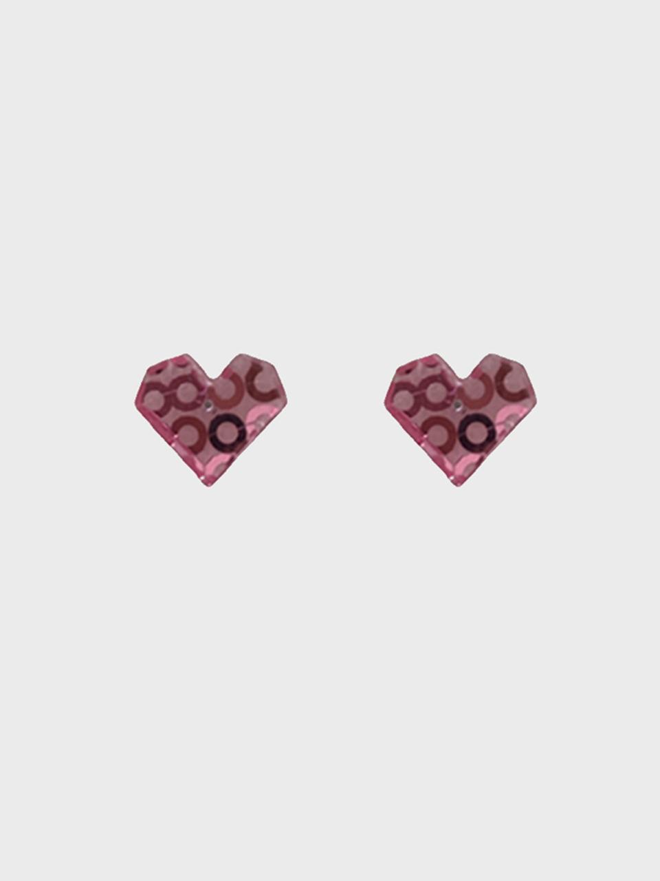 Spangle LUV Earring (PINK)