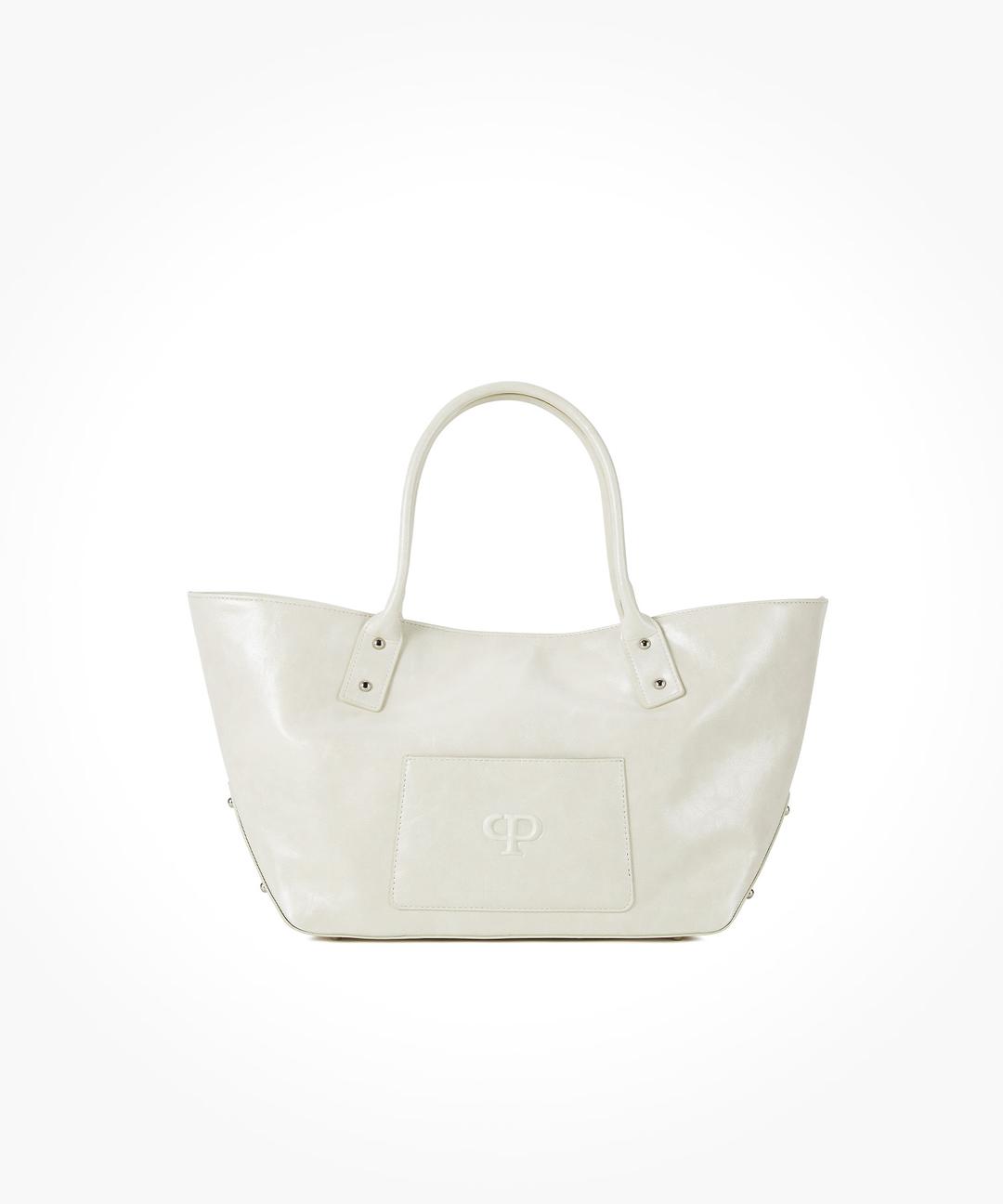STUD BASKET BAG(MARSHMALLOW)