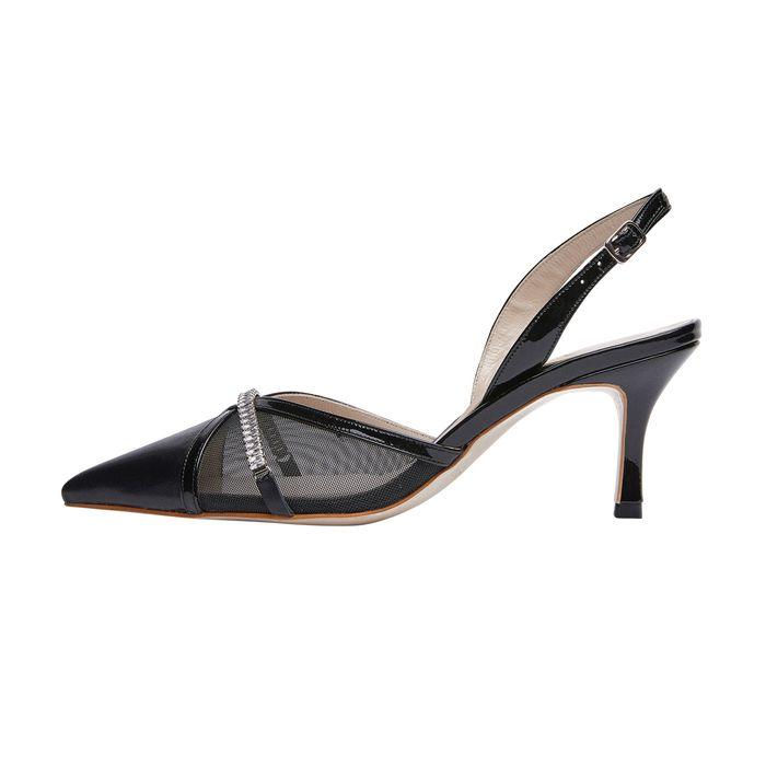 Stella Sling back heels Black