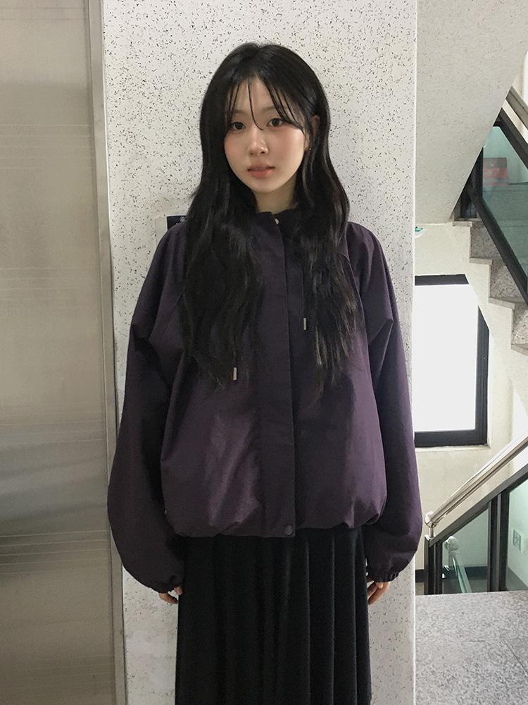 시프트에잇 [단독/겨울신상❄️/두꺼워요!] 스톰 하이넥 바람막이 도톰 후드 점퍼 5color